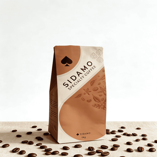 Custom Coffee Bag for Bean Packaging with ziplock Top