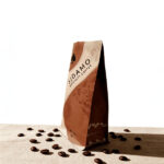 Custom Coffee Bag for Bean Packaging with ziplock Top