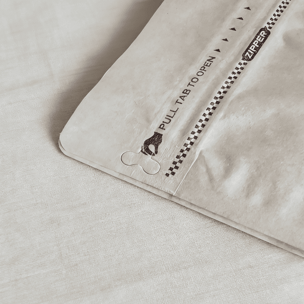 Reusable Kraft Paper Coffee Bags with Valve and Zipper